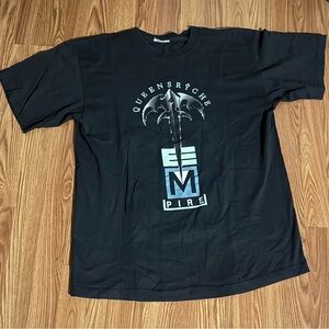 True Vintage 1991 Queensryche Building Empires World Tour Short Sleeve T-Shirt